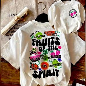 NWOT Fruits of the Spirit Christian Tee
